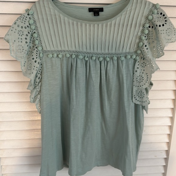 Jcrew pompom tee large - Picture 2 of 3